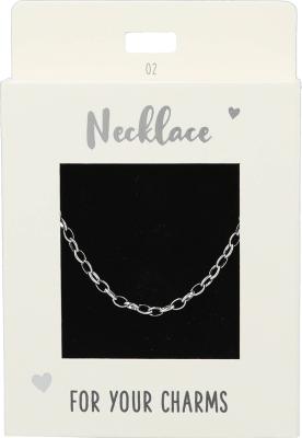 Chain silver, links medium