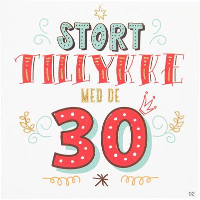 Stort tillykke med de 30
