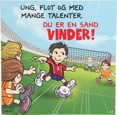 Ung, flot og med mange talenter. Du er..